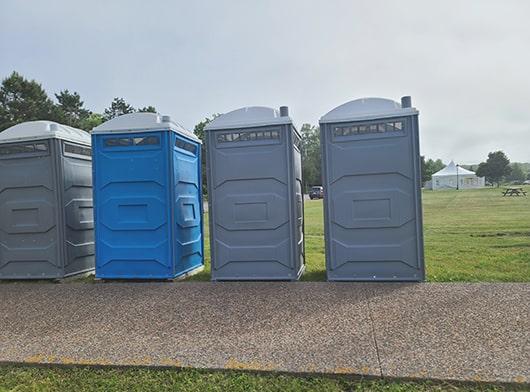 our crew frequently cleans and maintains the event restrooms throughout the period of your event to ensure they're always in pristine condition